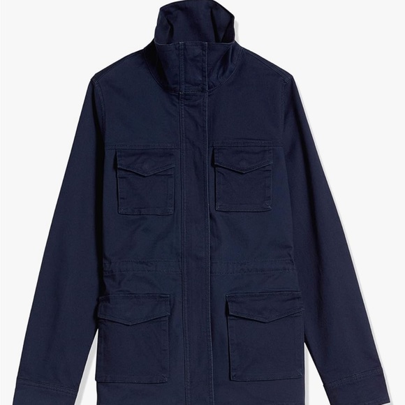 Navy Amazon Essentials Utility Jacket - Picture 6 of 8